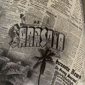 Sarasota Newspaper Print Top